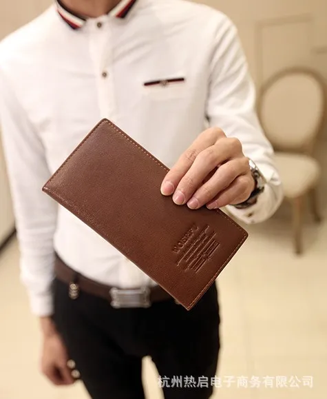 Горячая Распродажа длинный мульти-Карточный бумажник из мягкой кожи для мужчин