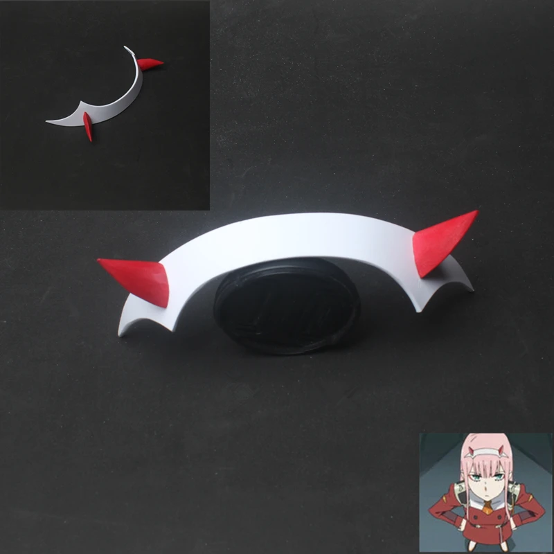 Ободок для косплея DARLING in the FRANXX Zero Two ободок из ПВХ волос головной убор ручной