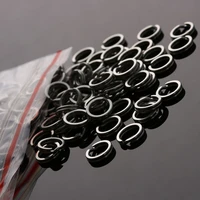 100pcs lot high quality durable line tackle fish connector swivel snap fishing split rings stainless steel