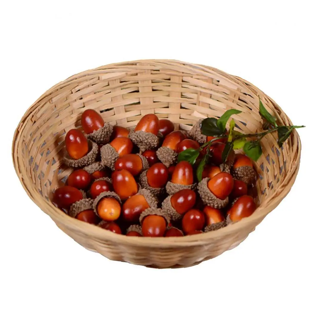 20 шт Искусственные желудь поддельные орешки для дома вечерние рождественские