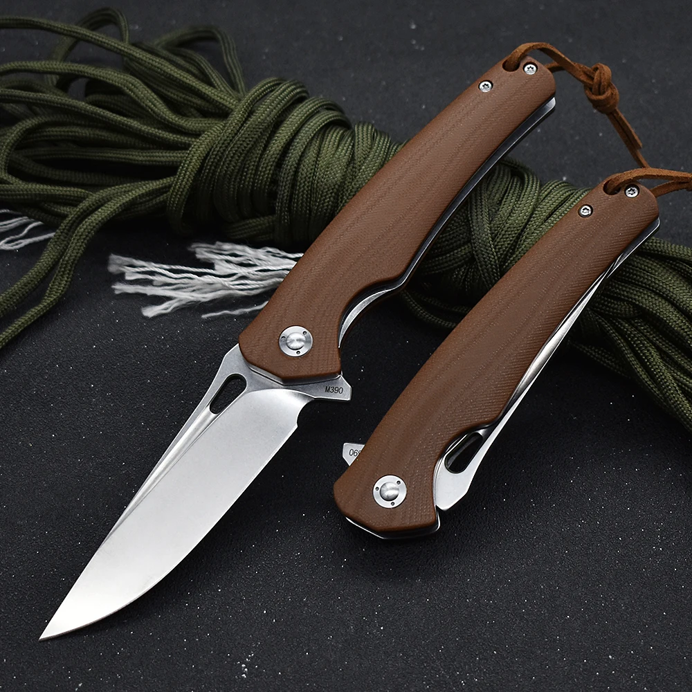 M390 Steel G10 Handle Ball Bearing Pocket Folding Knife Camping Hunting Outdoor Survival EDC Jungle Lifesaving Tool Cutter | Инструменты