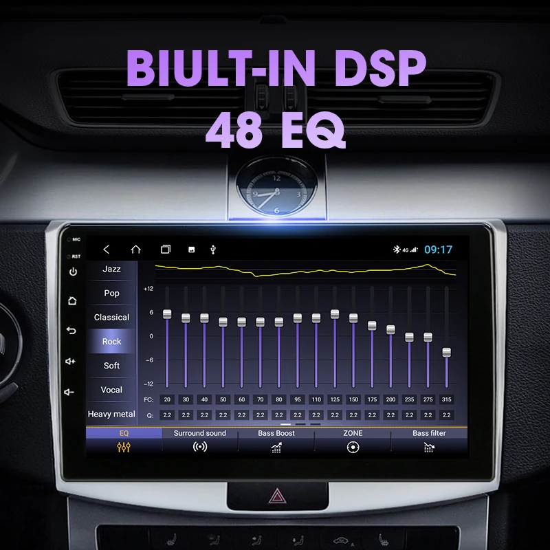 Автомобильный мультимедийный Видеоплейер JMCQ плеер 2DIN на Android 10 1 с GPS навигацией