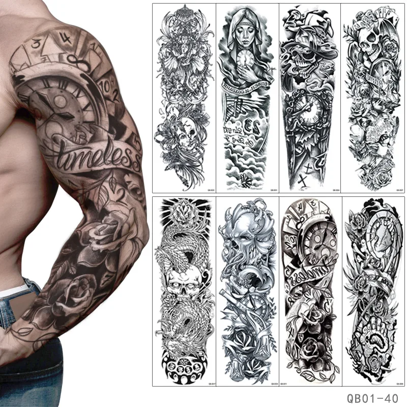 

INKSERT full arm tattoo paste custom waterproof sticker