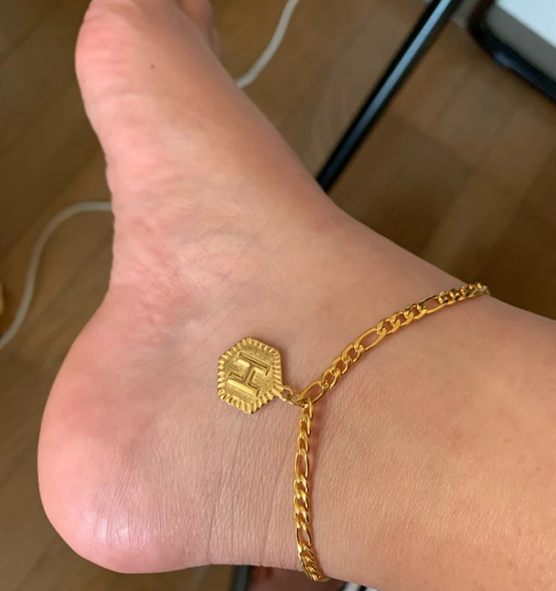 Великолепная сказка Компасы ножной браслет Best друзья геометрический невесты ног