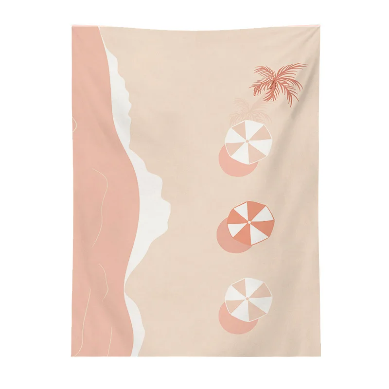 

Tapestry Geometric Abstract Gold Foil Sun Flowers Scenery Background Cloth Bedroom Living Room Decoration Hanging Cloth
