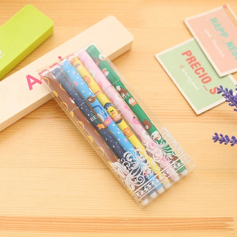 6 цветов/набор мультяшная Милая Галактическая звезда ручка канцелярские