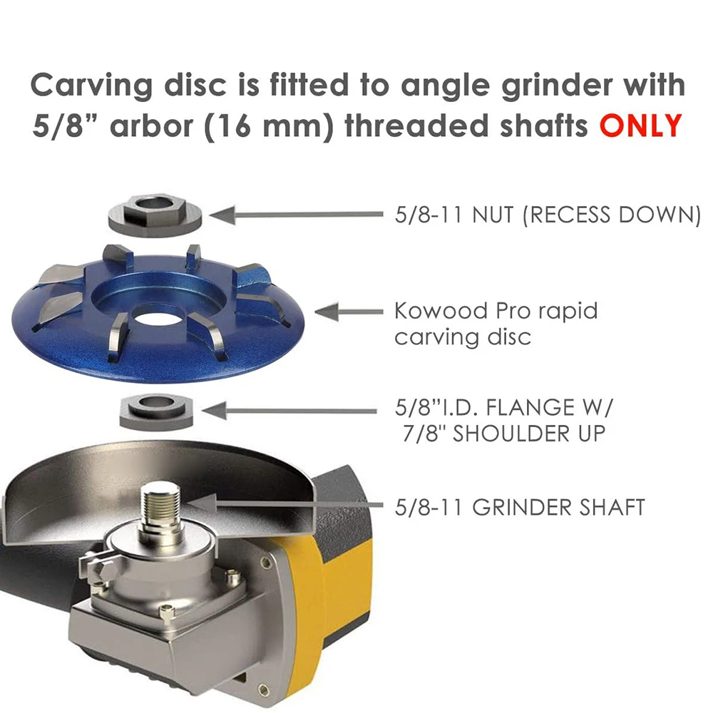 Турбо-диск для резьбы по дереву 8 зубьев журнального столика Деревообработка K888 |