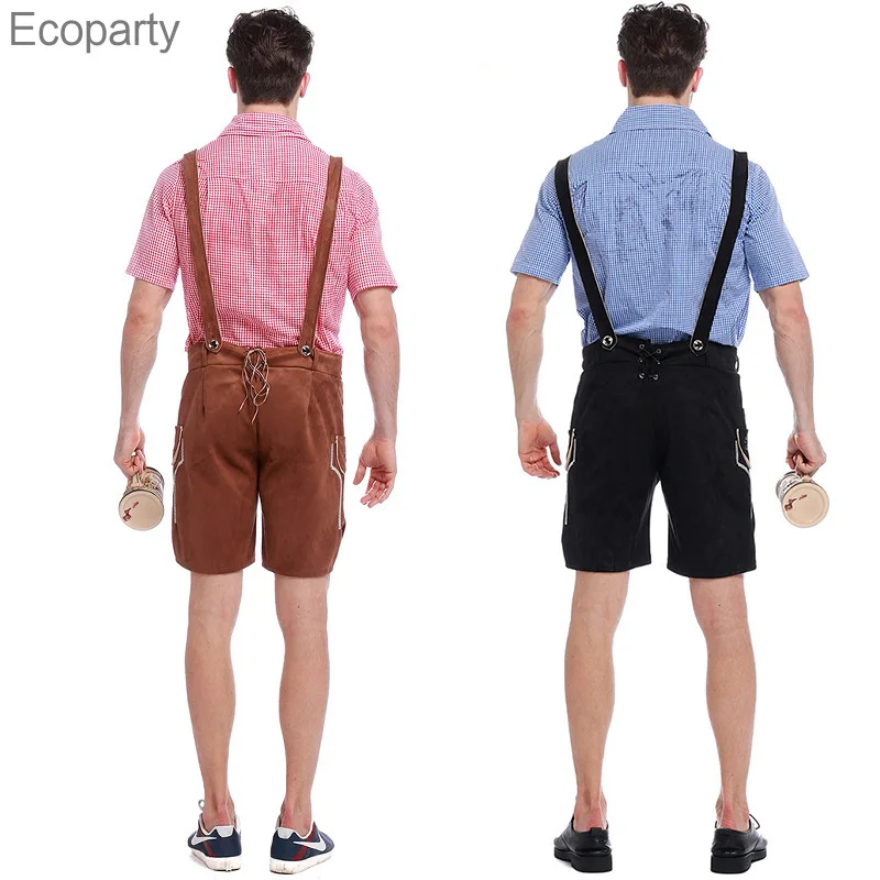 Немецкое Пиво окотоберфест баварский парень мужские Lederhosen взрослые костюмы на