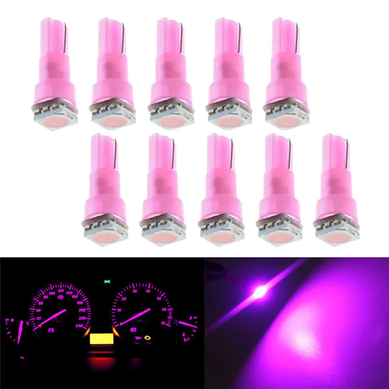 Светодиодные лампочки T5 5050 1SMD прочные светсветильник Ники по выбору 10 шт.