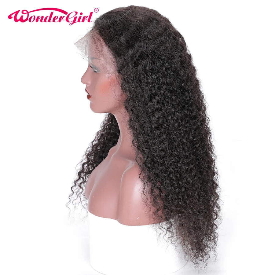 13X4 кудрявые человеческие волосы парик без клея малазийские кружевные передние
