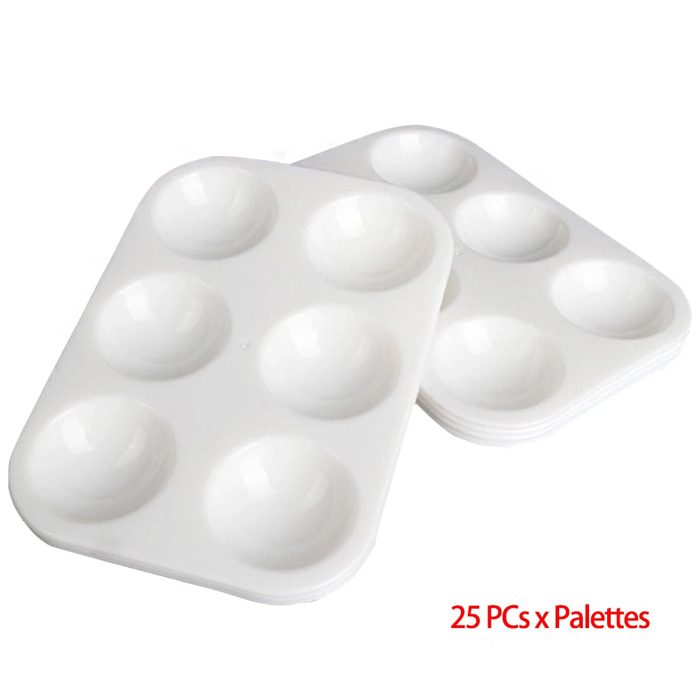 25 шт. товары для рукоделия палитра рисования акварелью профессиональные поддоны