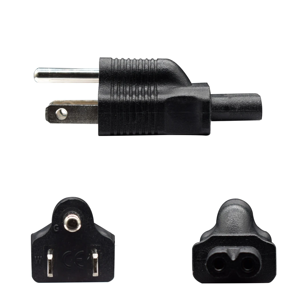 5 15P к IEC320 C7 AC конверсионный разъем США 3 pin 8 фигурок адаптер питания используется