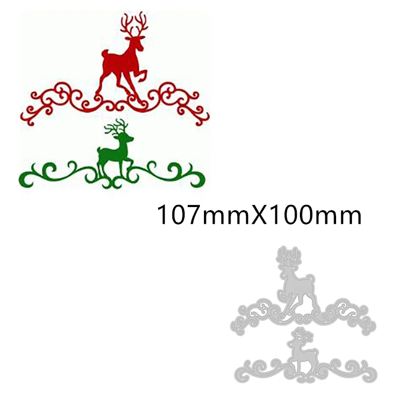 

Последняя модель 2020 года (Лось) «сделай сам» для скрапбукинга, изготовления фотокарт, металлическая Форма для резки