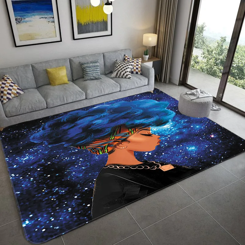 

Sexy African Woman Animal Tiger Pattern Floor Mat Door Mat Small Carpet Anti-slip Mat Bedroom Living Room Home Decoration