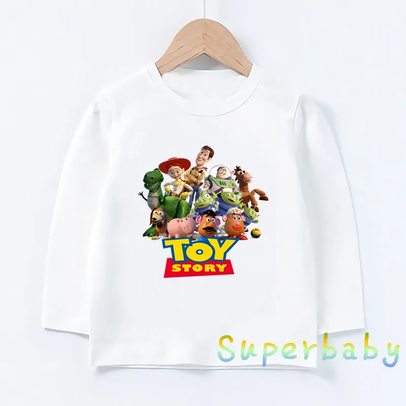 Детская футболка с принтом героев мультфильма История игрушек Забавные топы