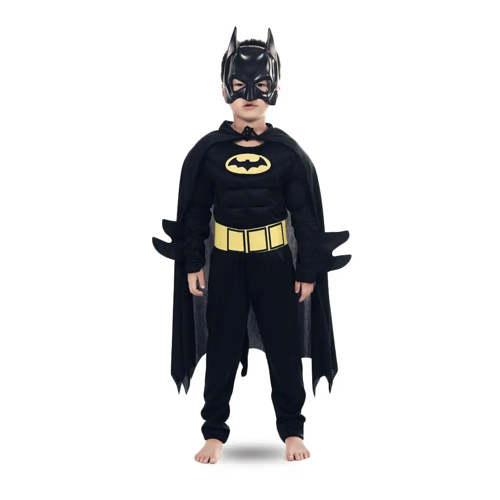 Детский маскарадный костюм Бэтмен Супермен для мальчиков платье на Хэллоуин |