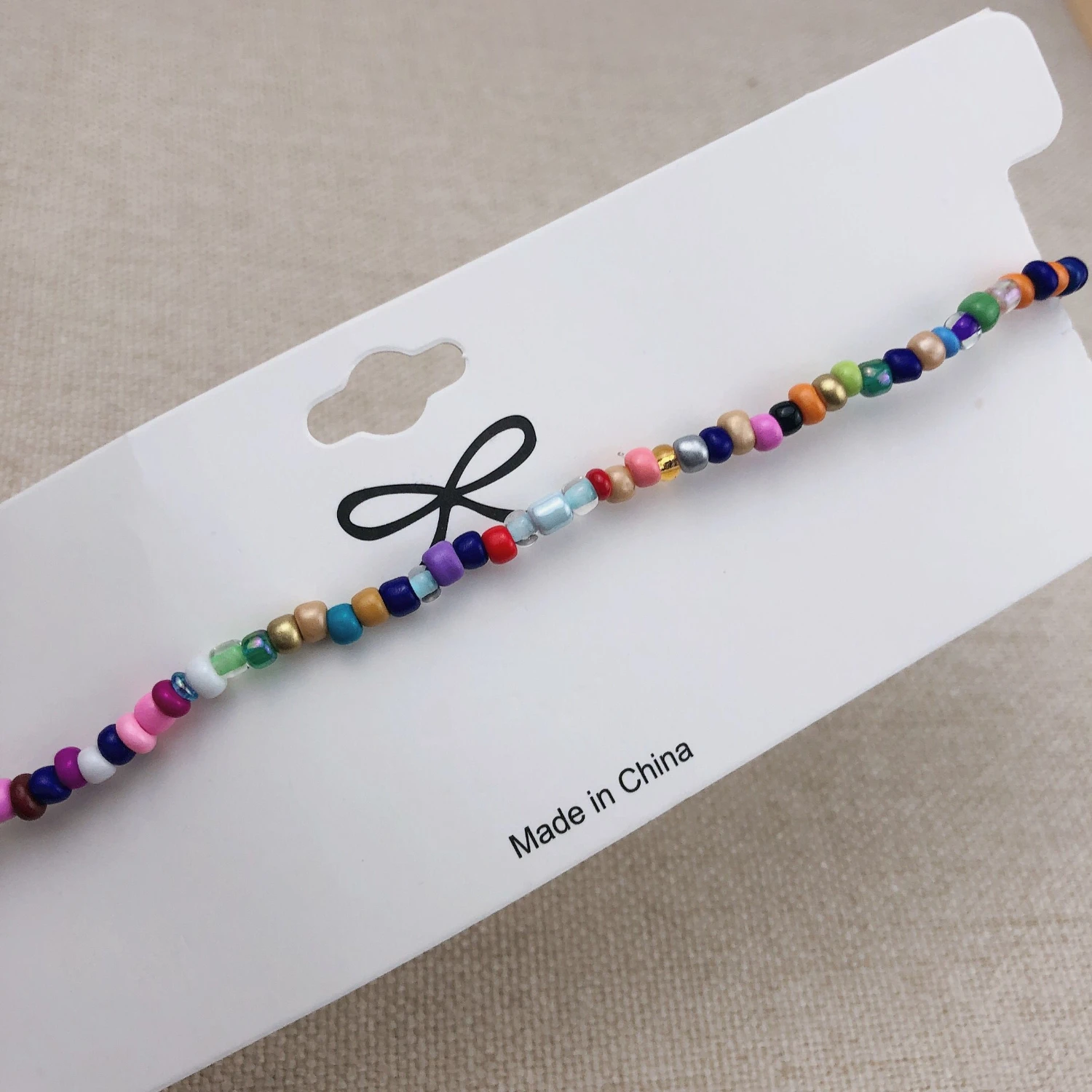 Простой бисер ожерелье для женщин прямой валиковый шов короткое колье ювелирные