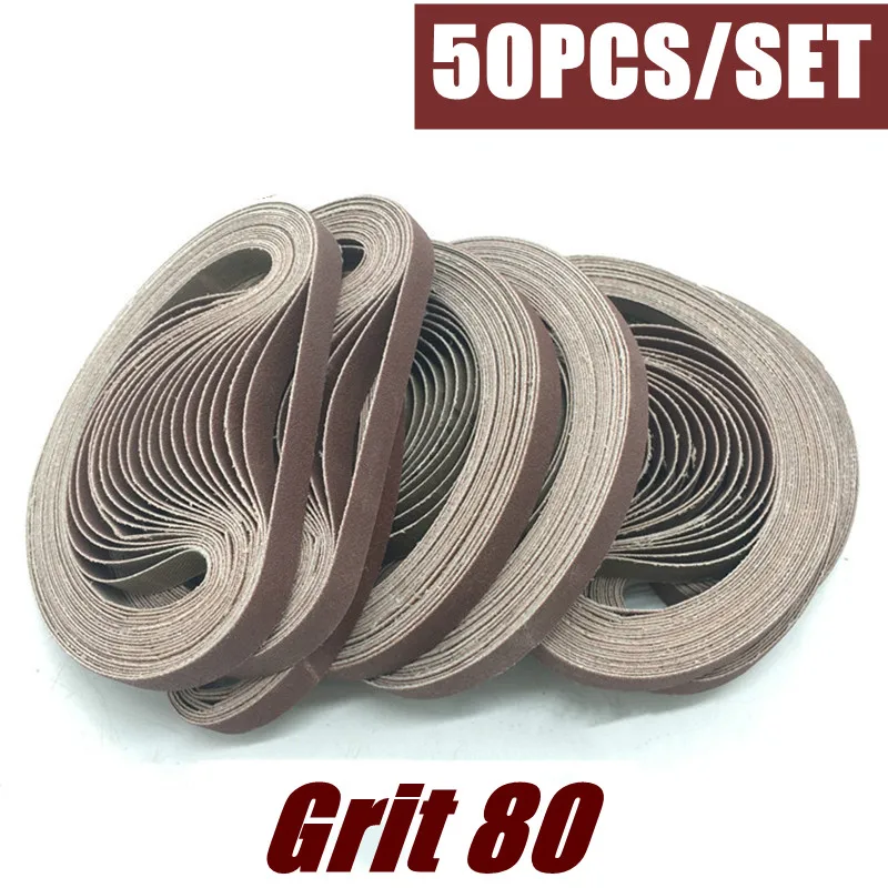 

Шлифовальные ленты, 50 шт./компл., 15*452 мм, 40-град.