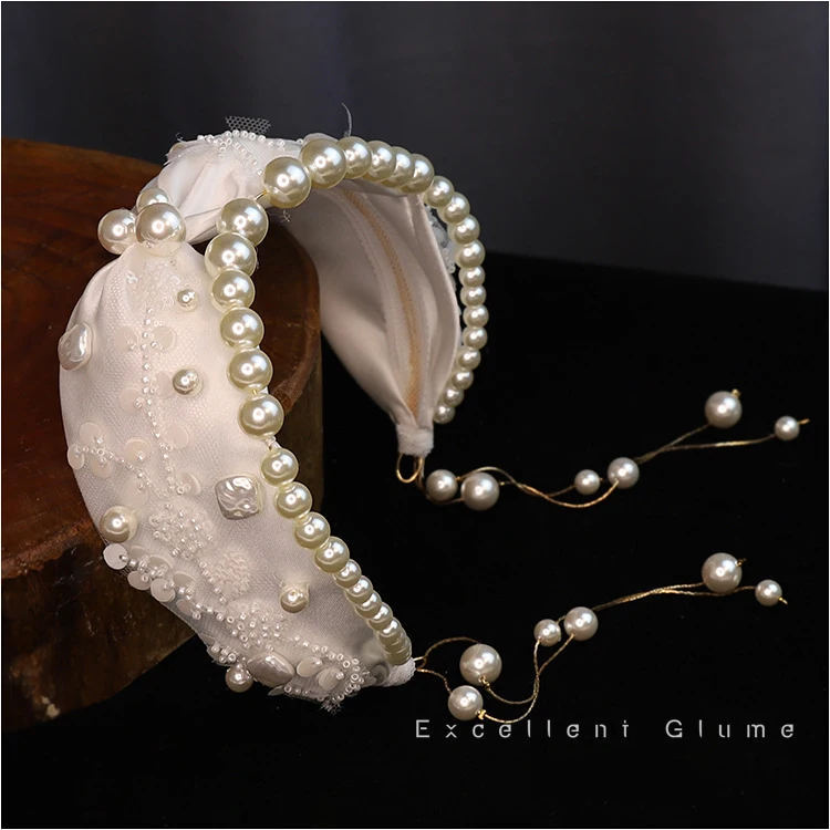 

Wedding Lady White Lace Elegant Noble Bow Knot Headdress Decoration Bridal Wedding Hat Satin Material Bridal Hat French Retro