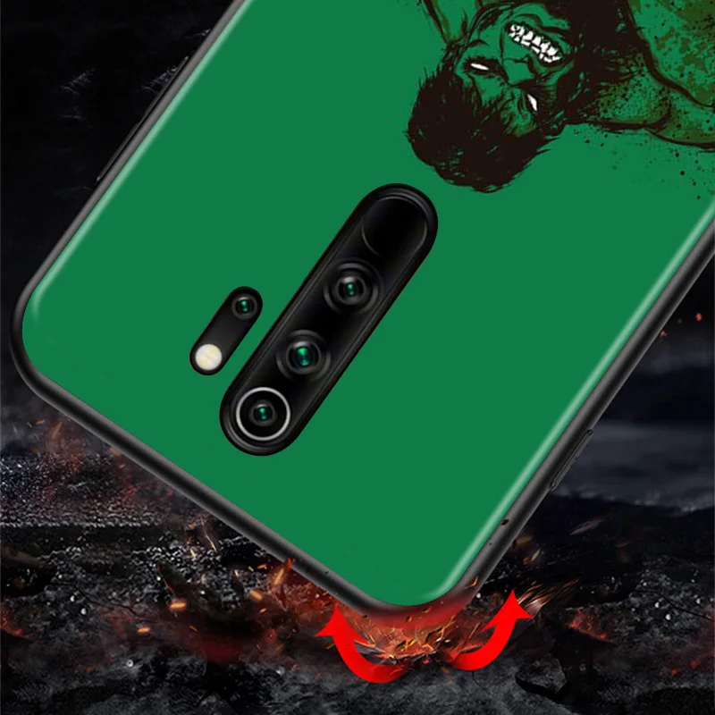 

Marvel Super Hero Avengers Hulk For Xiaomi Redmi K40 K30T K30S K30i K30 K20 10X 9T 9i 9AT Ultra Pro 5G TPU Silicone Phone Case