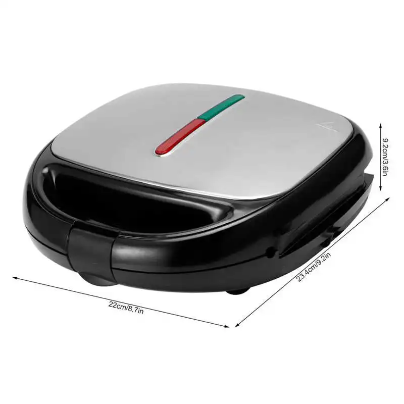 Prezzo Waffle Maker Elettrico 5 In 1 Multifunzione Antiaderente Rivestimento Ad Olio Termostato Ad Alta Precisione Pan Colazione Ciambella Ciambella Macchina