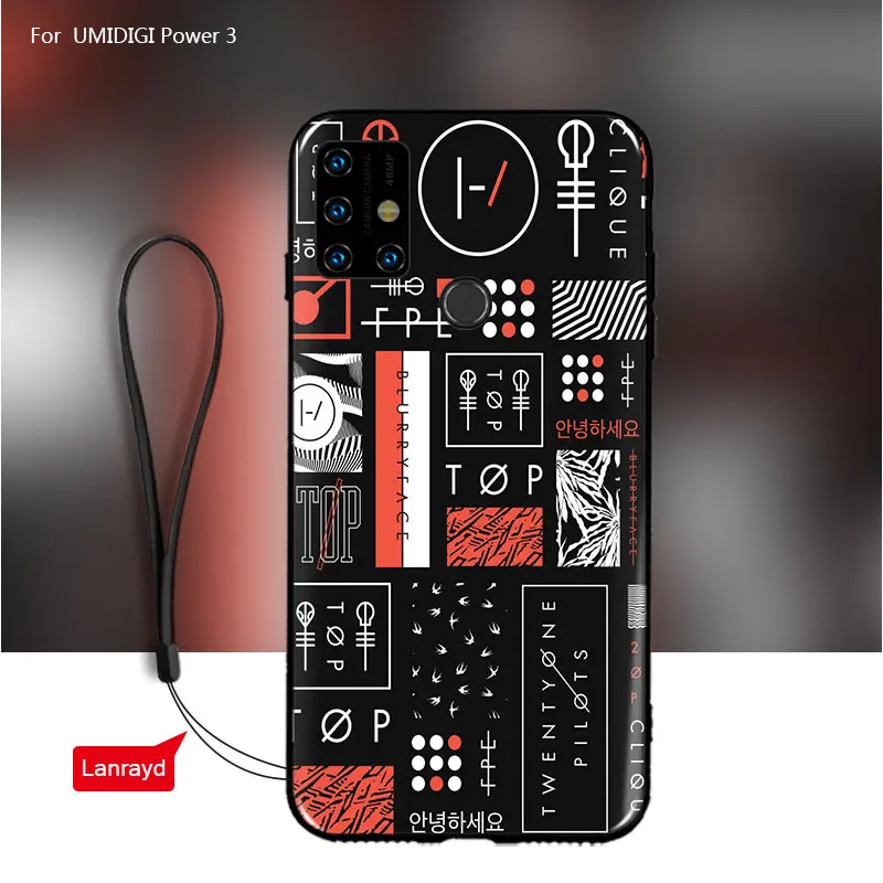 Чехол для UMIDIGI POWER 3 довольно интересный с изображением батареи силиконовый