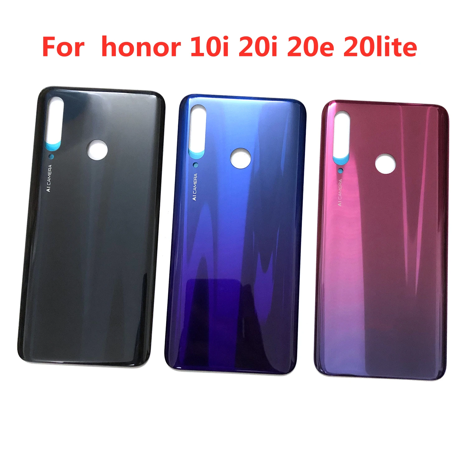 

Новый оригинальный чехол для Huawei Honor 10i 20i 20e задняя крышка батарейного отсека корпуса телефона задняя крышка для Honor 20 lite Крышка батарейного ...
