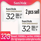 SanDisk карта памяти micro SD, 32 ГБ, 64 ГБ, 128 ГБ, 256 ГБ, 100 ГБ