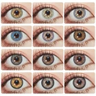 Контактные линзы UYAAI 2 шт.пара естественного цвета для глаз, мягкие контактные линзы, красивый зрачок, косметические линзы, красота, цветные линзы ed