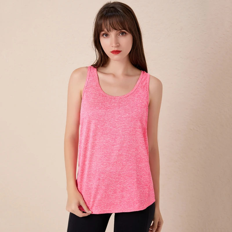 

Beach Casual Vest 2020 Summer Ladies Running Sturdy Breathable Sports Top Loose Fitness Sports Wild Ladies Top