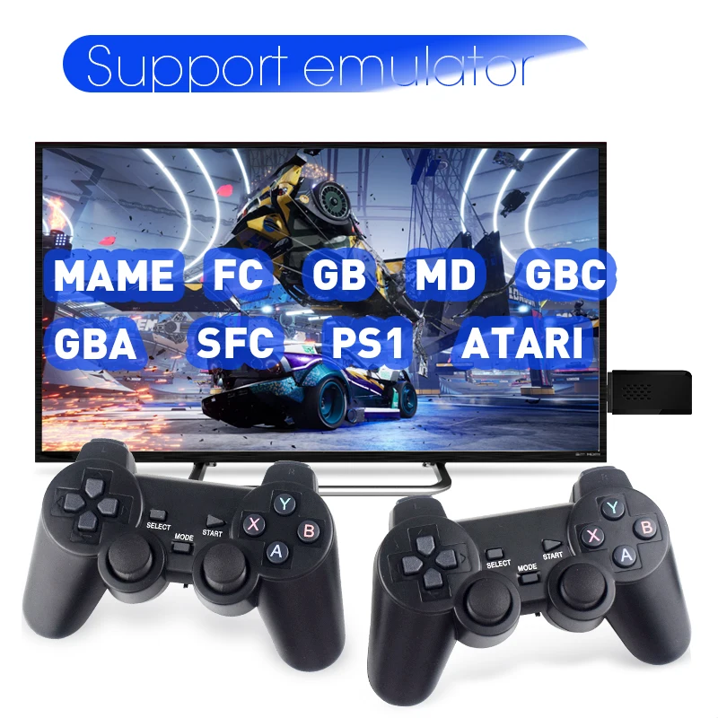 Консоль игровая Беспроводная DATA FROG 4K HDMI 10000 классических игр | Электроника
