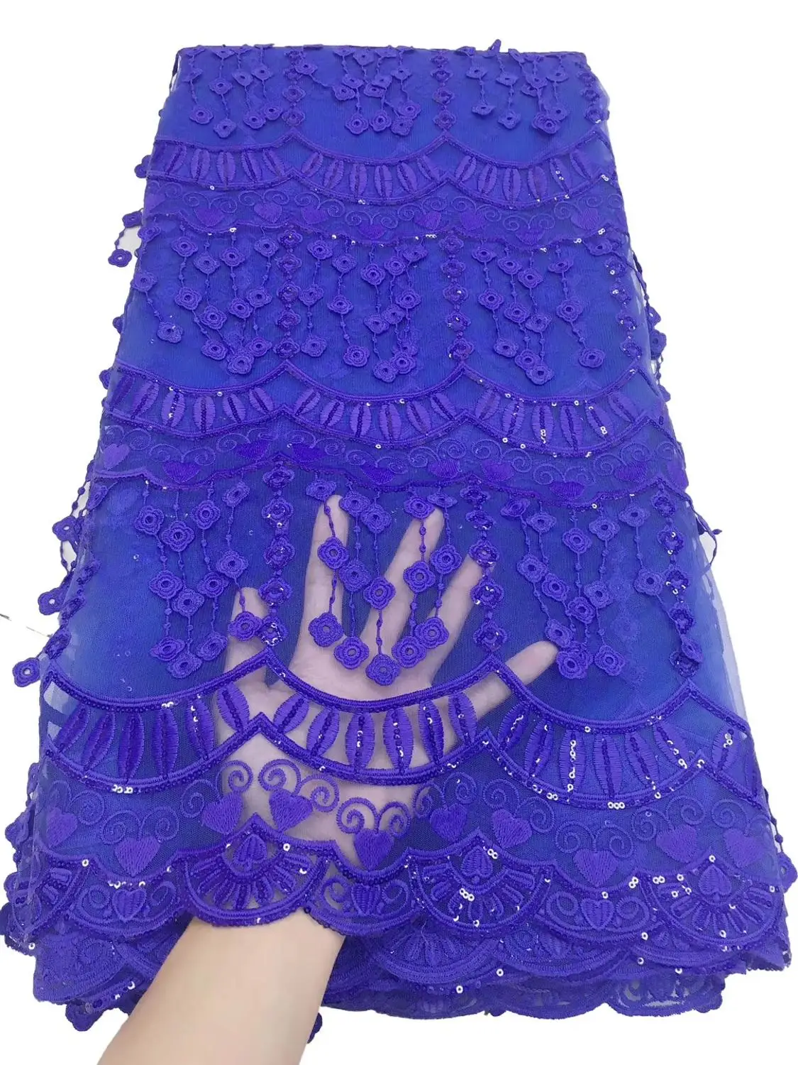 

MIQIER High Quality African nigerian tulle Lace Fabric cotton fabric Water Soluble fabric for sewing nigerian dress Swiss j64