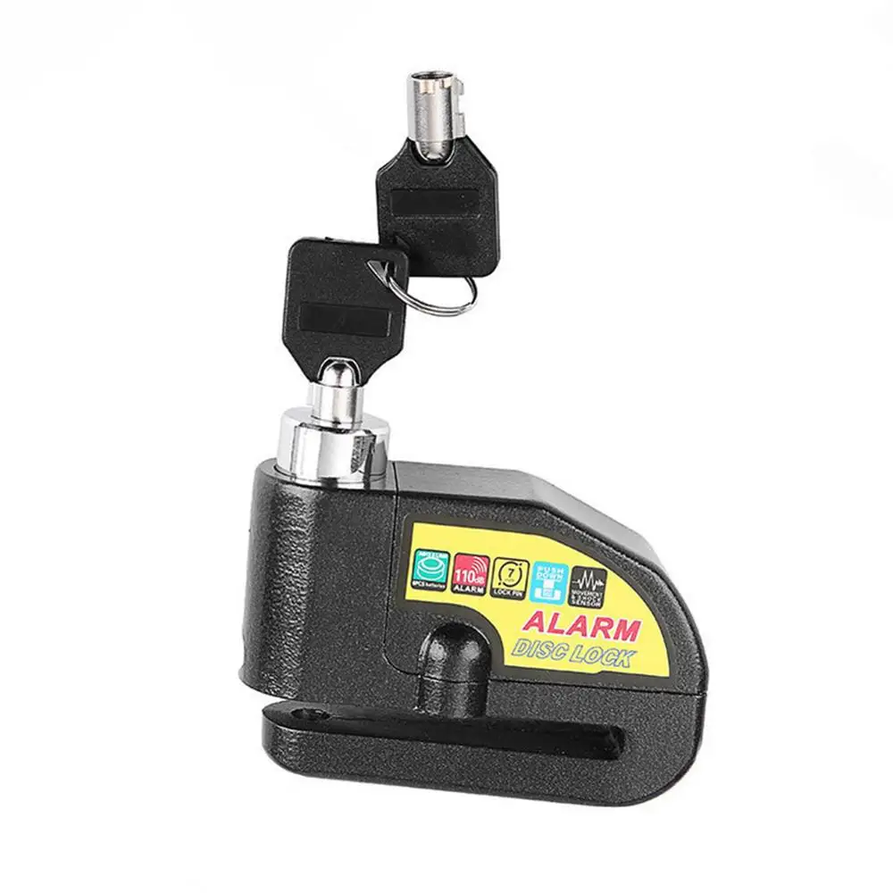 Замок сигнализации для мотоцикла велосипеда защита от кражи замок дисковый