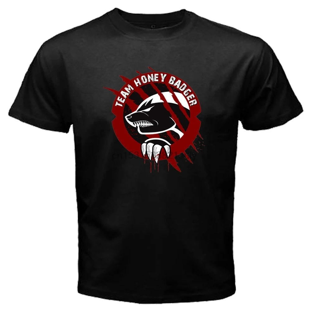 Honey Badger Dont Care I Look Like Animal Logo2 рубашки футболка Сделано в США Мужская черная S до 2XL |