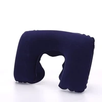 flocking u shaped inflatable pillow travel sambo outdoor products travel travel pillow neck pillow