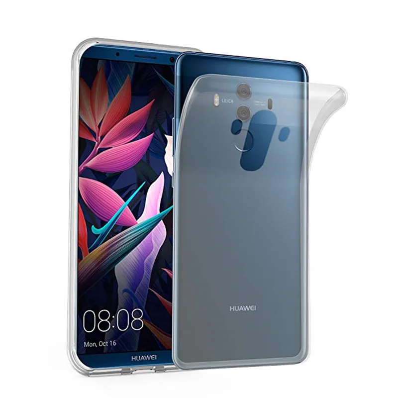 Чехол для Huawei Mate 10 Porsche дизайнерский Прозрачный Силиконовый ТПУ чехол телефона