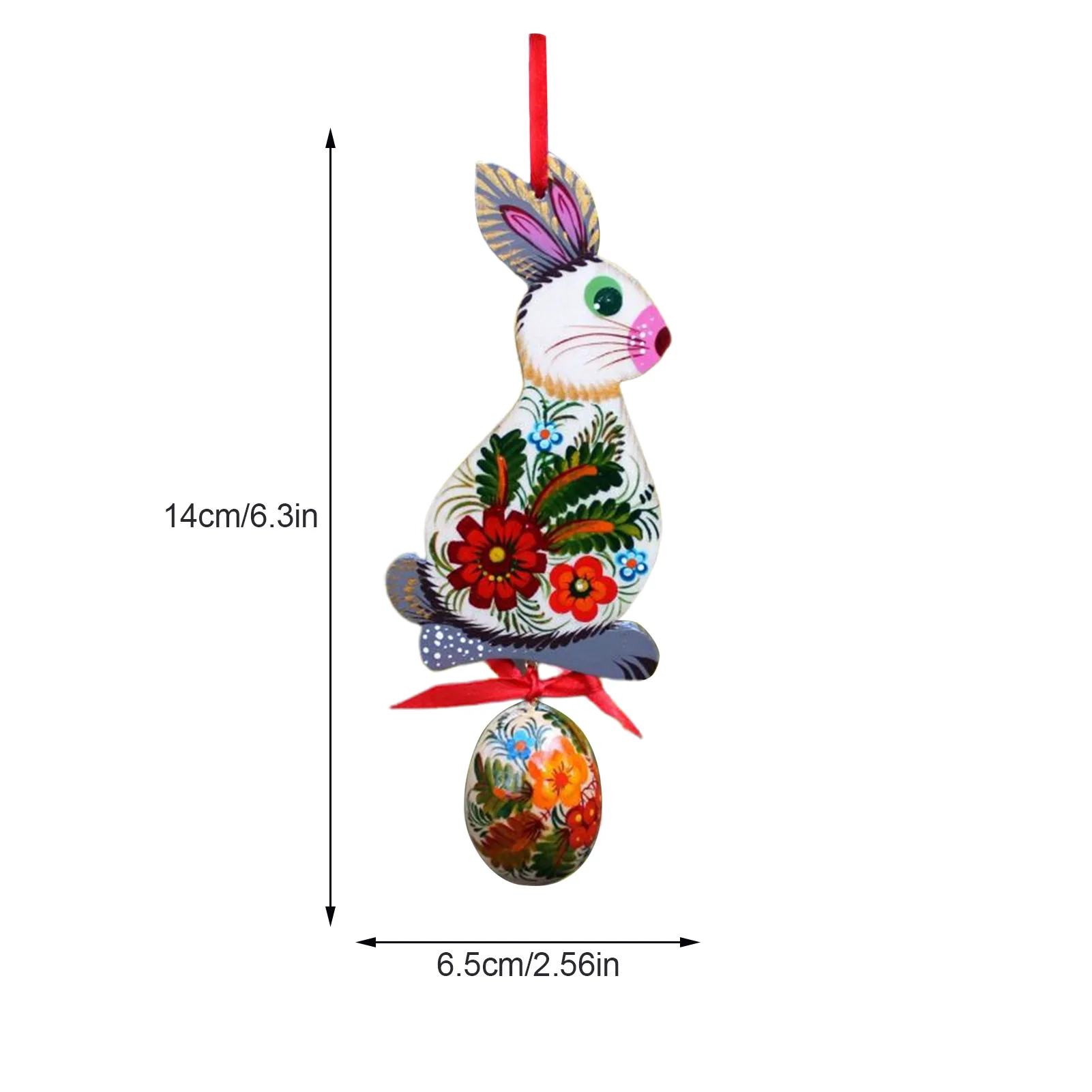 

Creative Easter Bunny Egg Pendant Easter Ornaments Home Decoration Acrylic Pendants Easter Rabbit Ornaments Hanging Tag