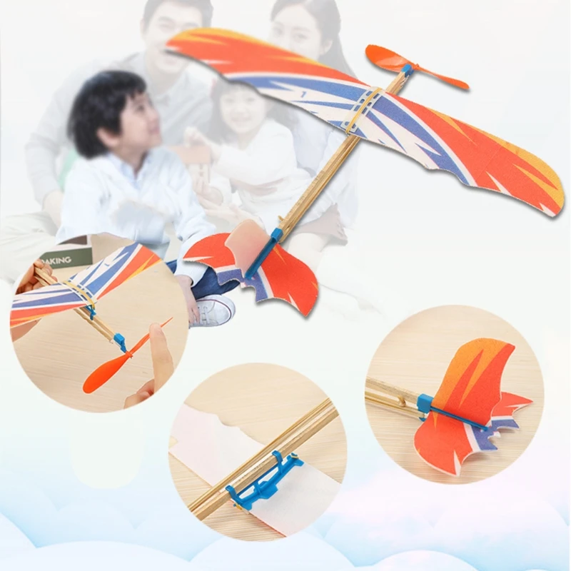 Simulation Model DIY Jet Kits Interactive Toy for Toddler Boys Outdoor Play Party Gift Easy Assembly Flying | Игрушки и хобби