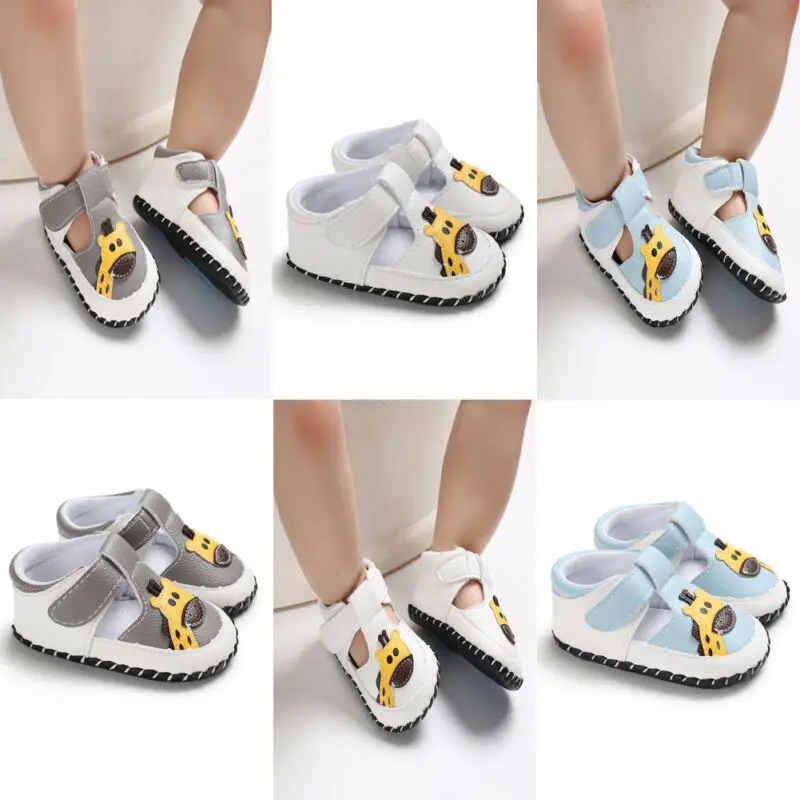 Милая мягкая прогулочная обувь с рисунком для малышей Нескользящая