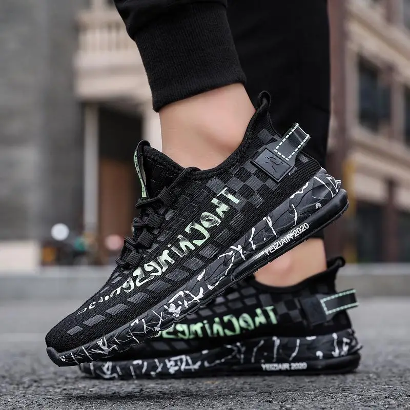 

2021 New Arrival Men Casual Running Sneakers New Flying Woven Sports Shoes Men's Shoes Casual Shoes Men's Shoes Made In China