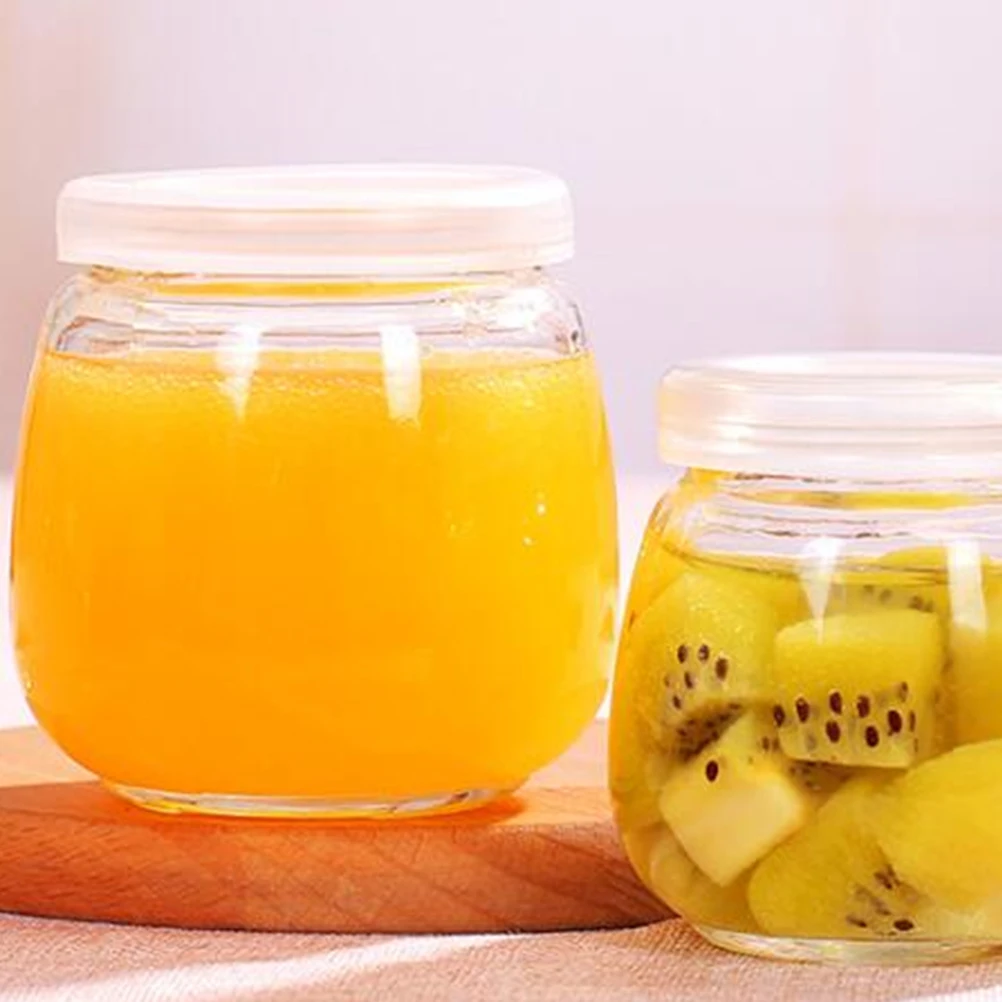 10 шт. 100 мл стеклянная термостойкая бутылка для пудинга с крышкой контейнеры