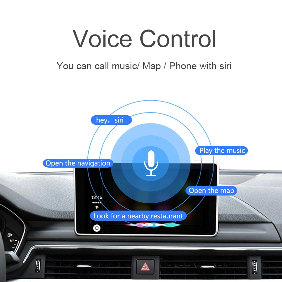 Обновленная автомобильная аудиосистема Airplay беспроводная Carplay Andriod авто для AUDI Q5