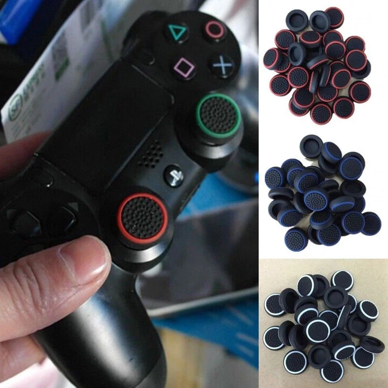 

4Pcs Analog 360 Controller Silicone Thumb Stick Grip Joystick Cap Cover for PS3 PS4 Xbox 360 Playstation 4 Slim Gamepad Cases