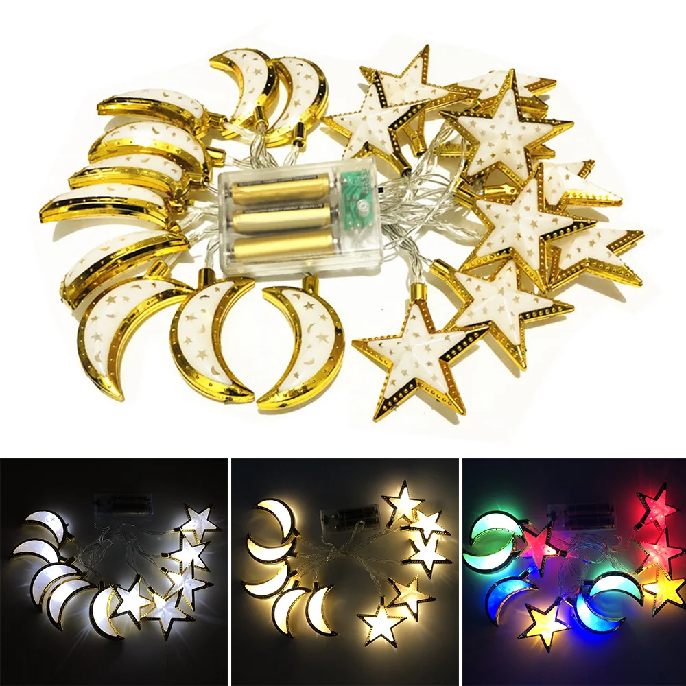 

Ramadan Decoration Fairy Lights String Lights Ramadan Decoration Lights String Home Decor Romantic Hollow Out 10 LED
