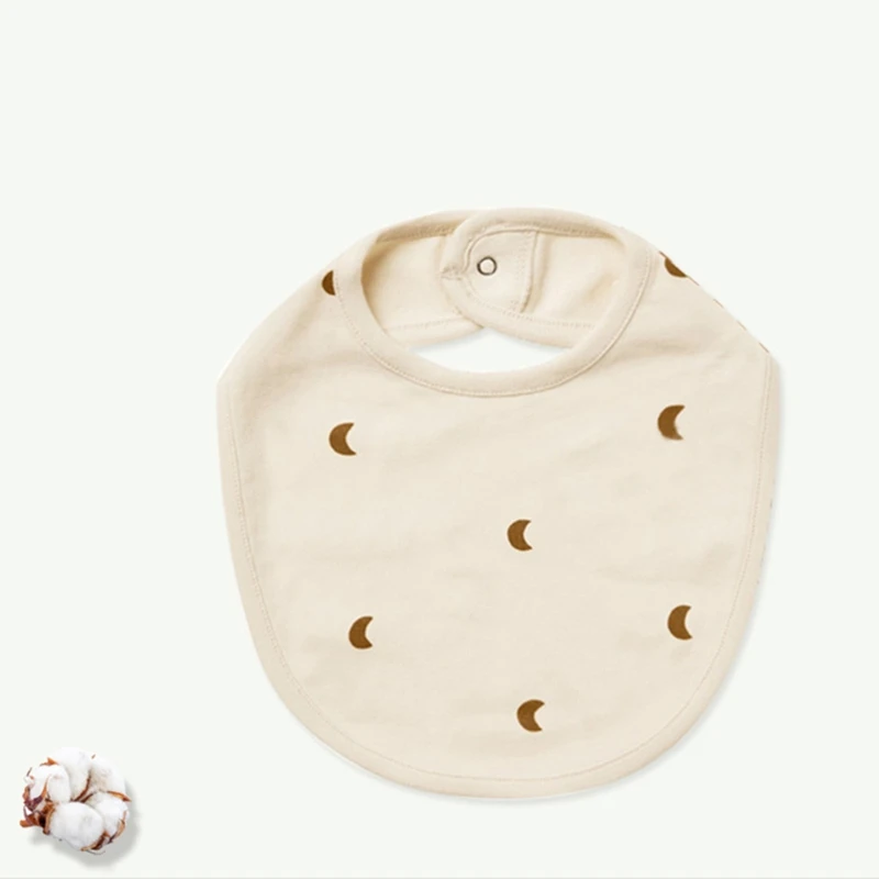 

2022 New Cartoon Print Infant Burp Cloth Baby Feeding Bib Soft Cotton Saliva Towel Scarf