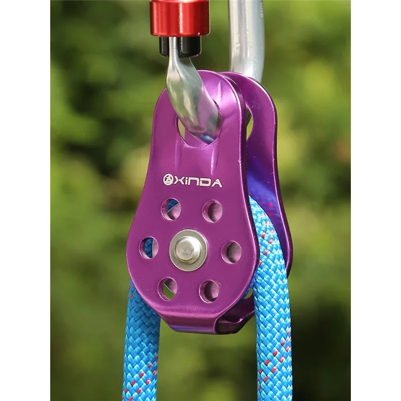 High-quality Rock Climbing Pulley Fixed Side Plate Single Outdoor Survival Tool High-altitude Traverse Traction Gear | Спорт и