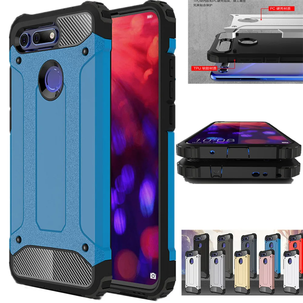 Роскошный армированный чехол для Huawei Honor V20 V10 V9 V8 8X MAX 8 9 10 Lite телефона 6X 7X 5C Note Play 9i