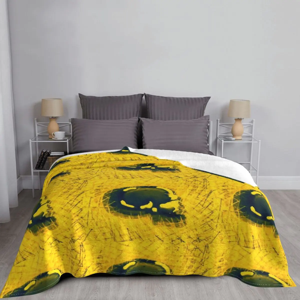 Туннельное видение 2-colcha a cuadros para cama manta de Anime ropa y fundas lana | Дом и сад