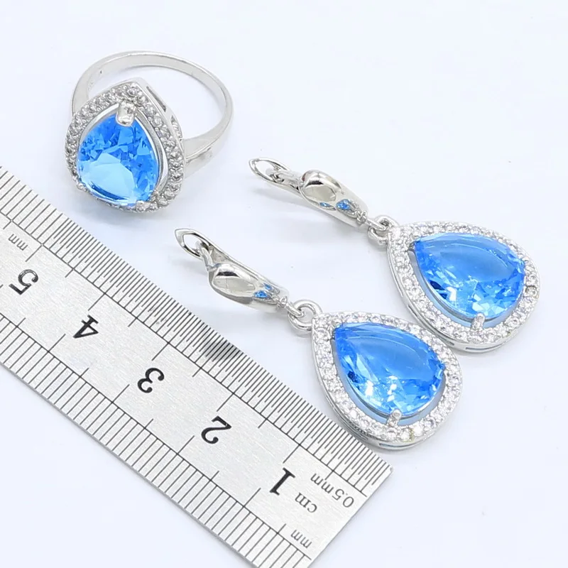 Наборы натуральных свадебных ювелирных изделий серебряные серьги невесты для