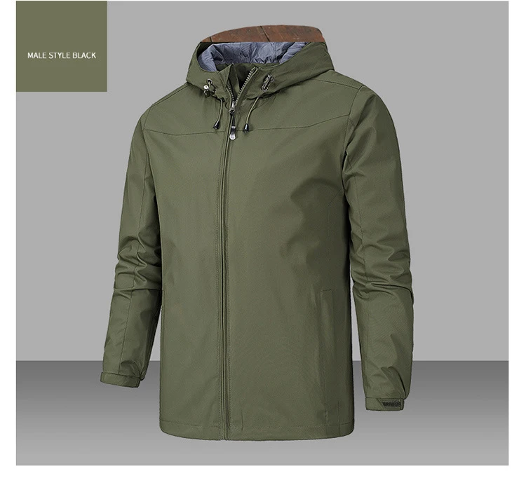 

Jackets Men Thin Section Single-layer Jacket Female Spring&Autumn Plus Size Clothes Custom Logo Mens Fashion Mens Clothing